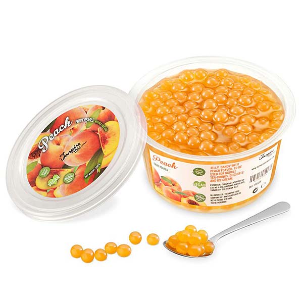 Bubble Tea Pfirsich-Fruchtperlen 450g